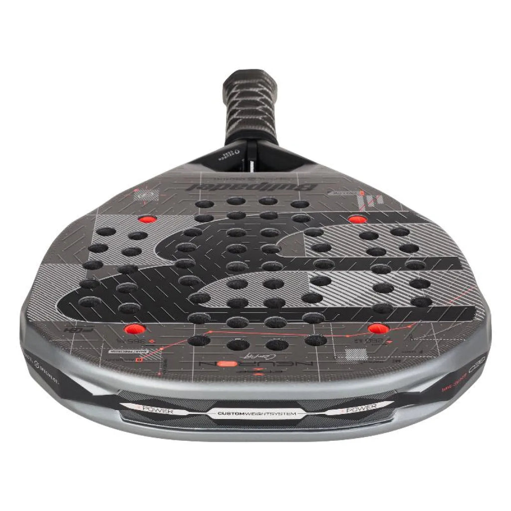 Raquette padel Bullpadel Chingotto Neuron 02 Edge Comfort 2027 — vue de dos