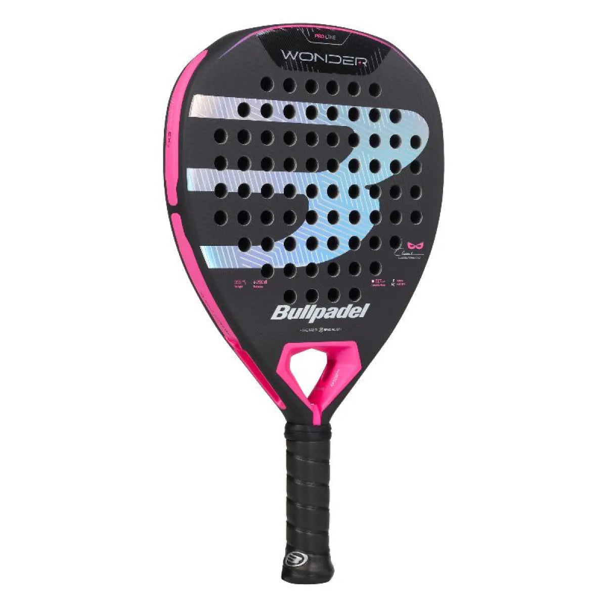 Raquette padel Bullpadel Claudia Fernandez Wonder 2027 — vue de profil