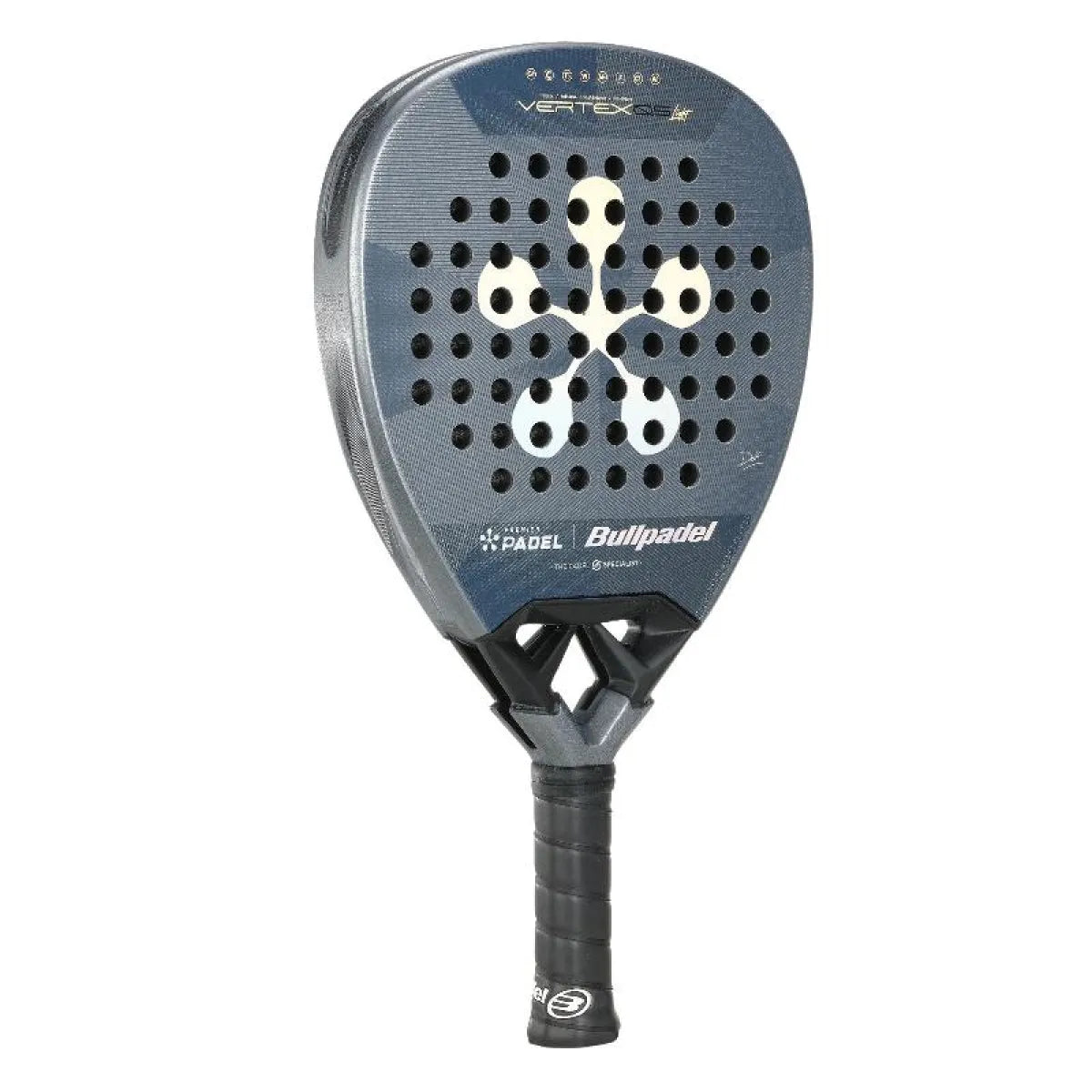 Raquette padel Bullpadel Delfi Brea Vertex 05 Light Premier Padel 2026 — vue de profil