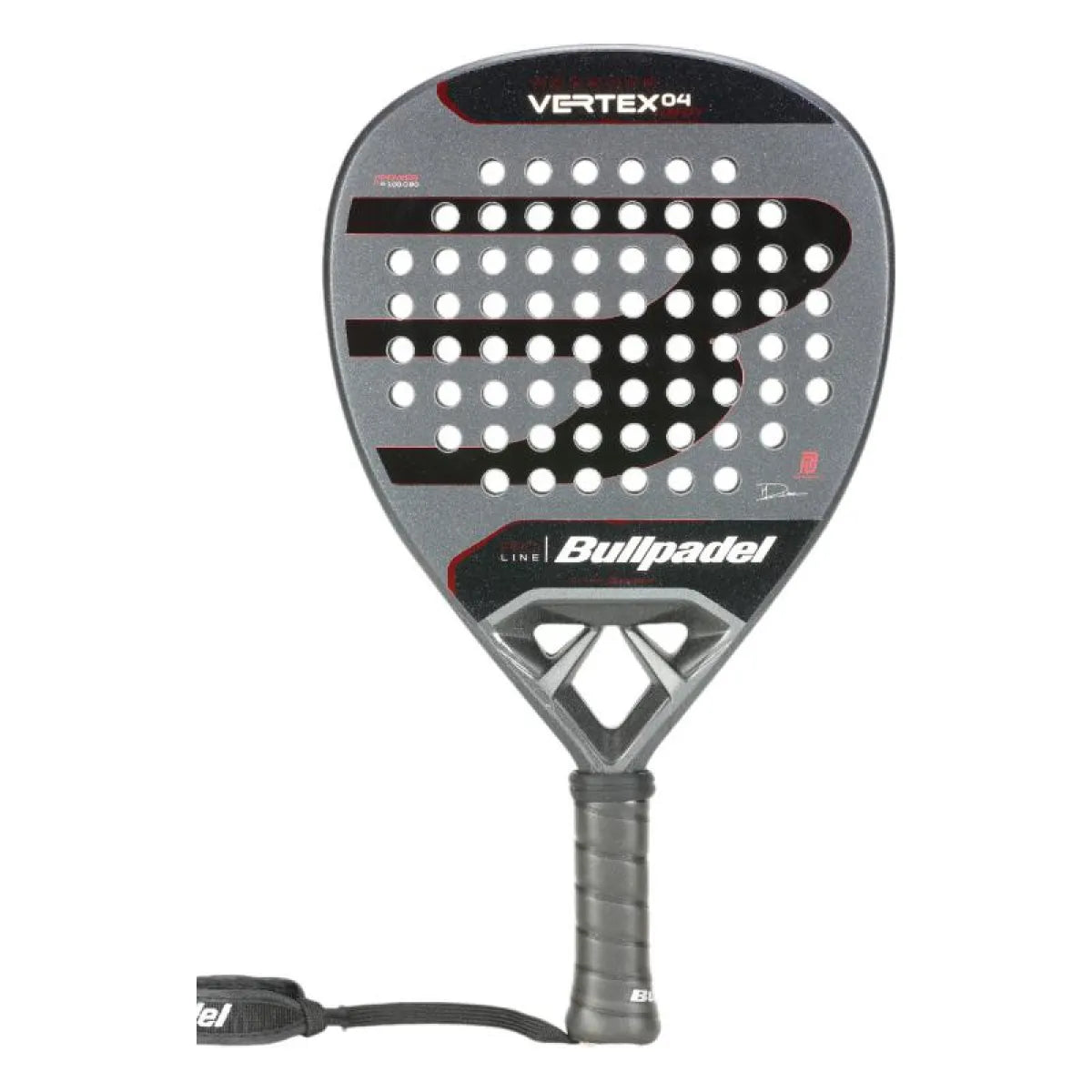 Raquette padel Bullpadel Di Nenno Vertex Comfort 04 Pro Line 2025 — vue de face