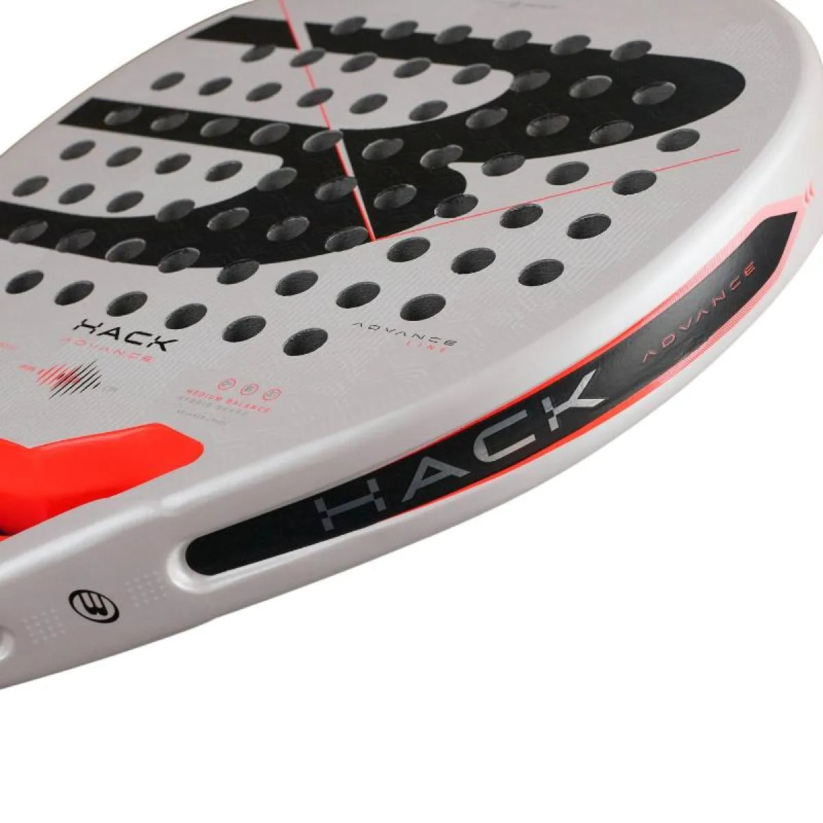 Raquette padel Bullpadel Hack Advance 2026 — vue en perspective