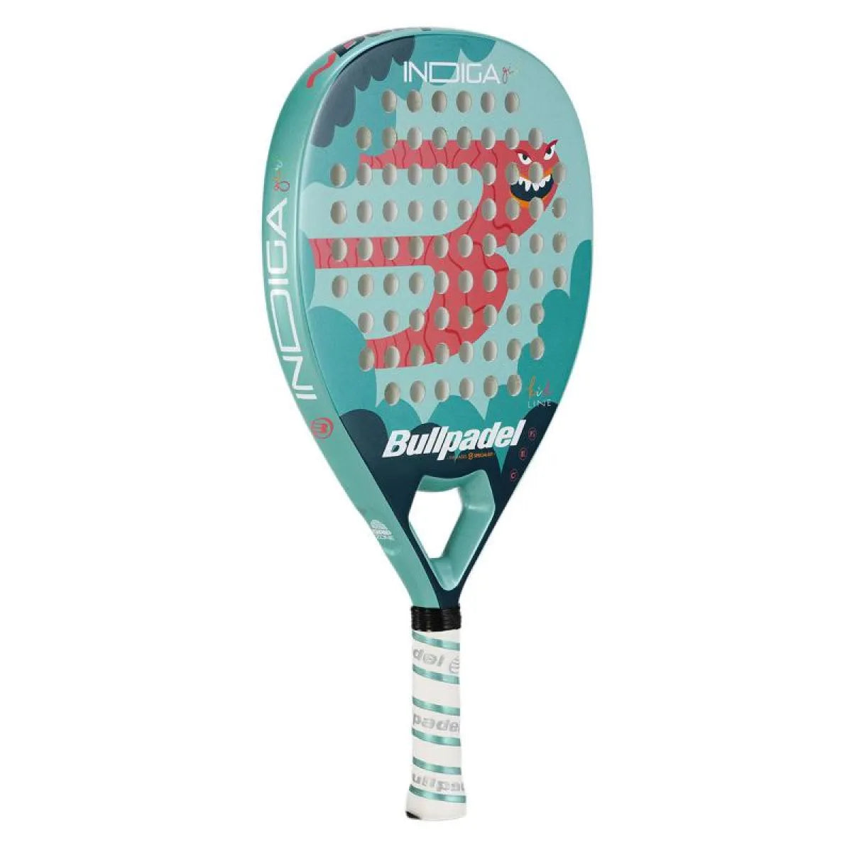 Raquette padel Bullpadel Indiga Girl Junior 2025 — vue de profil