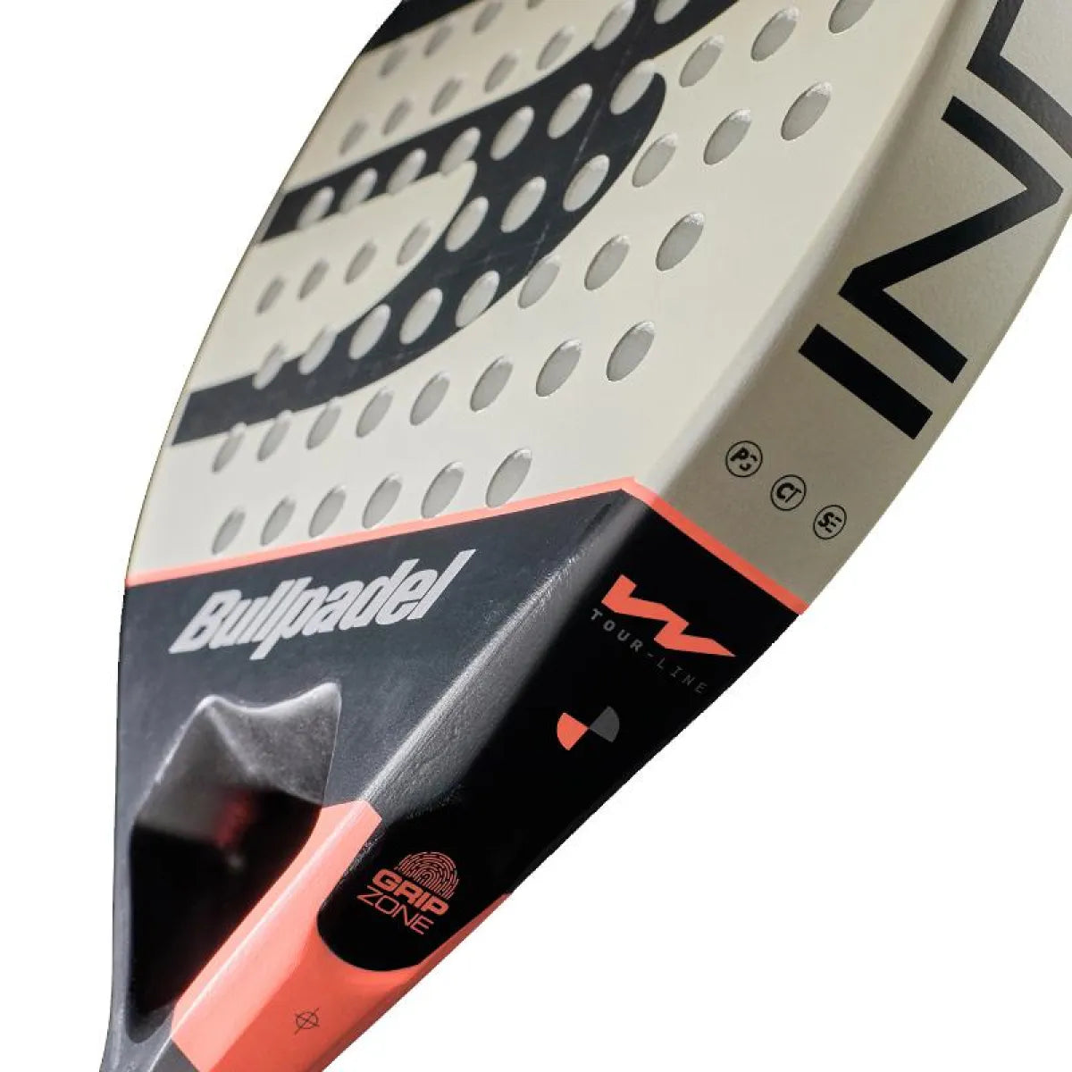 Raquette padel Bullpadel Indiga Woman 2026 — vue en perspective