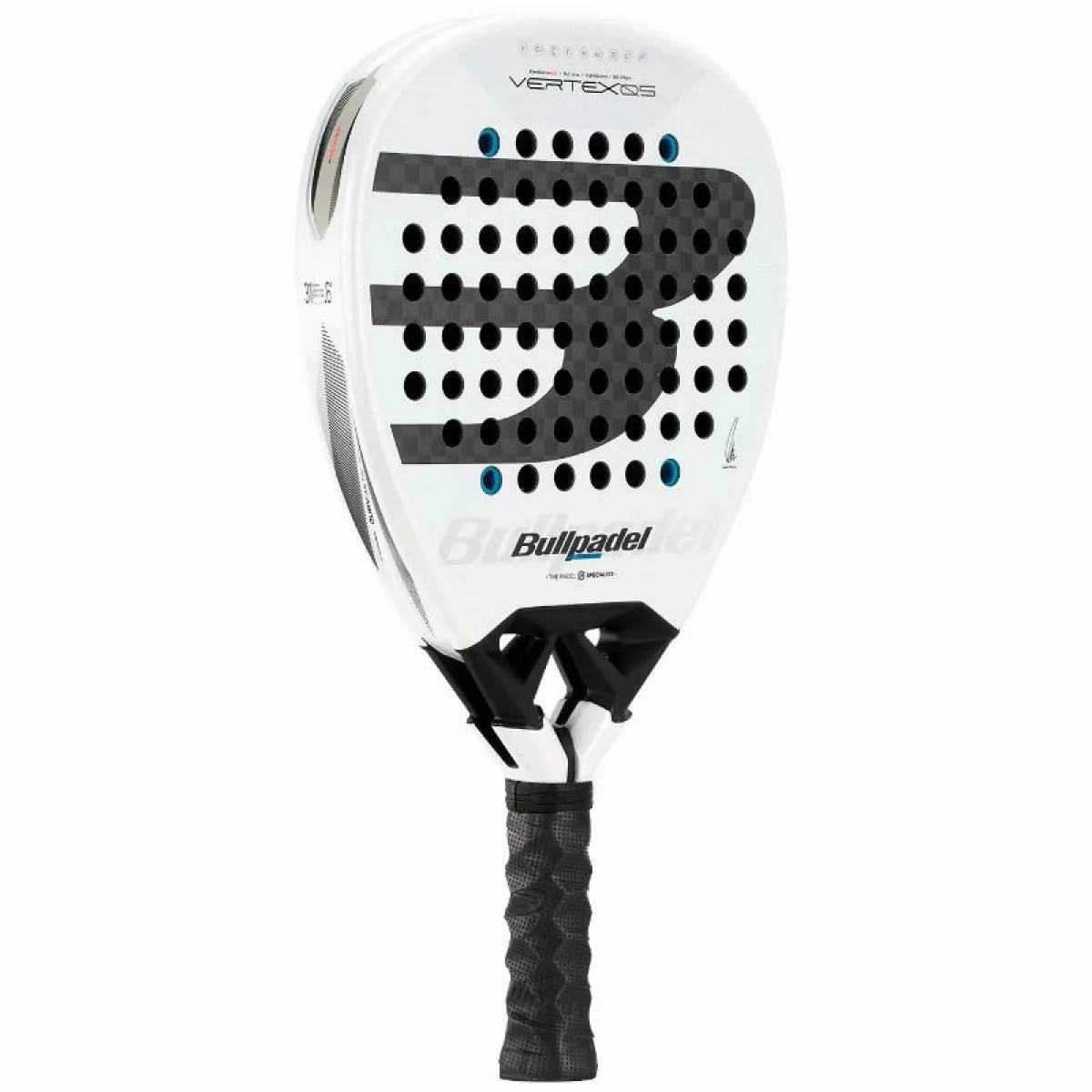 Raquette padel Bullpadel Juan Tello Vertex 05 2026 — vue de profil