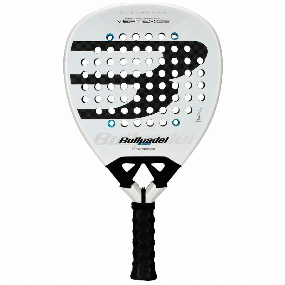 Raquette padel Bullpadel Juan Tello Vertex 05 2026 — vue de face