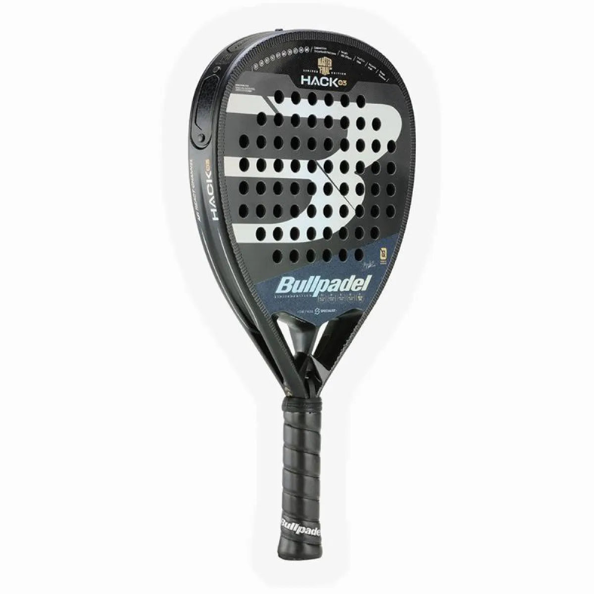 Raquette padel Bullpadel Paquito Navarro Hack 03 Master Final 23 — vue de profil 2