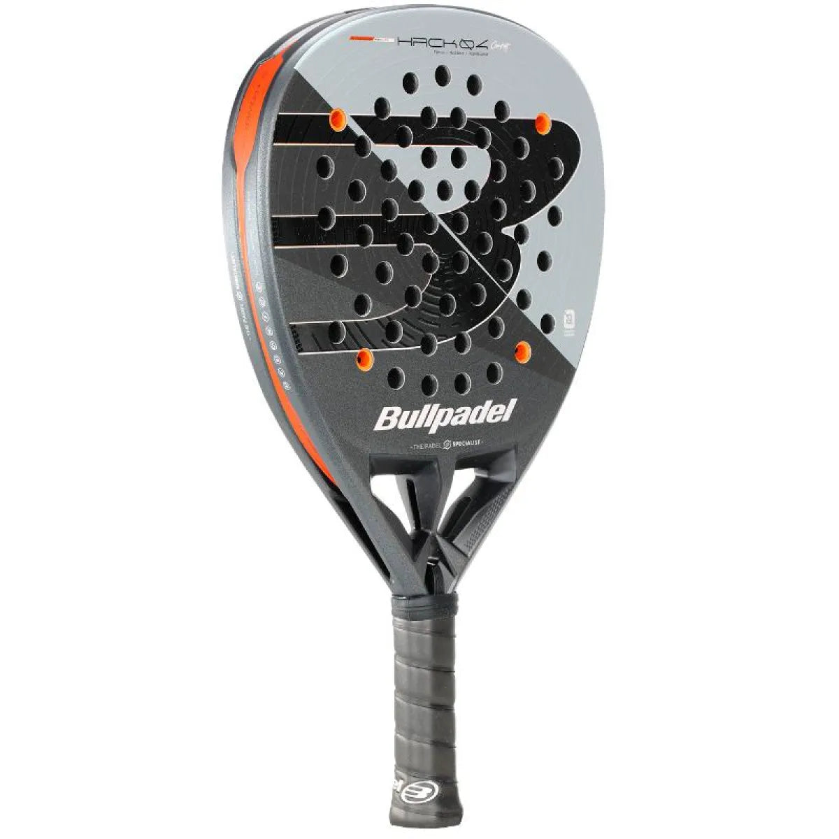 Raquette padel Bullpadel Paquito Navarro Hack 04 Comfort 2026 — vue de profil