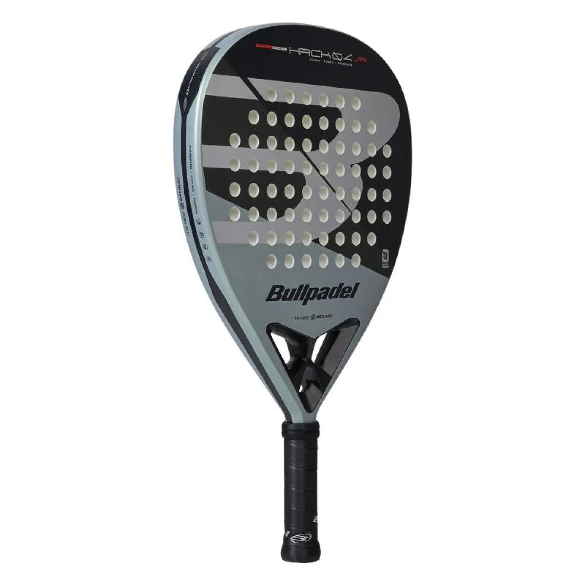 Raquette padel Bullpadel Paquito Navarro Hack 04 Junior 2026 — vue de profil
