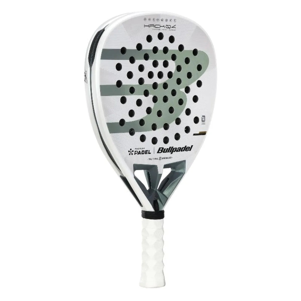 Raquette padel Bullpadel Paquito Navarro Hack 04 Premier Padel 2026 — vue de profil 2