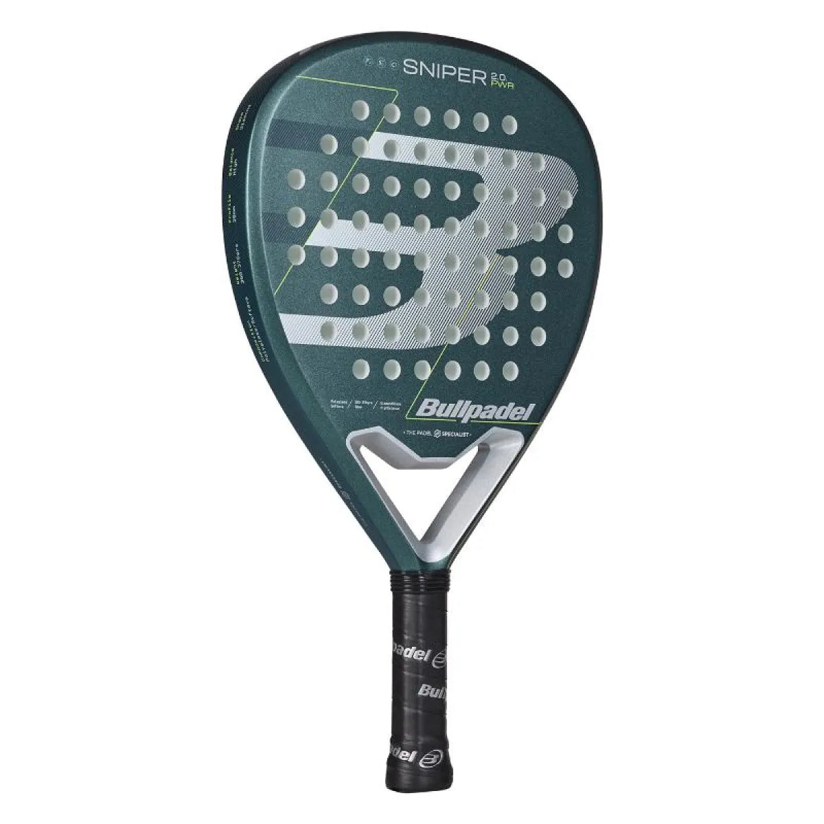 Raquette padel Bullpadel Sniper 2.0 Power bleu Claro 2026 — vue de profil
