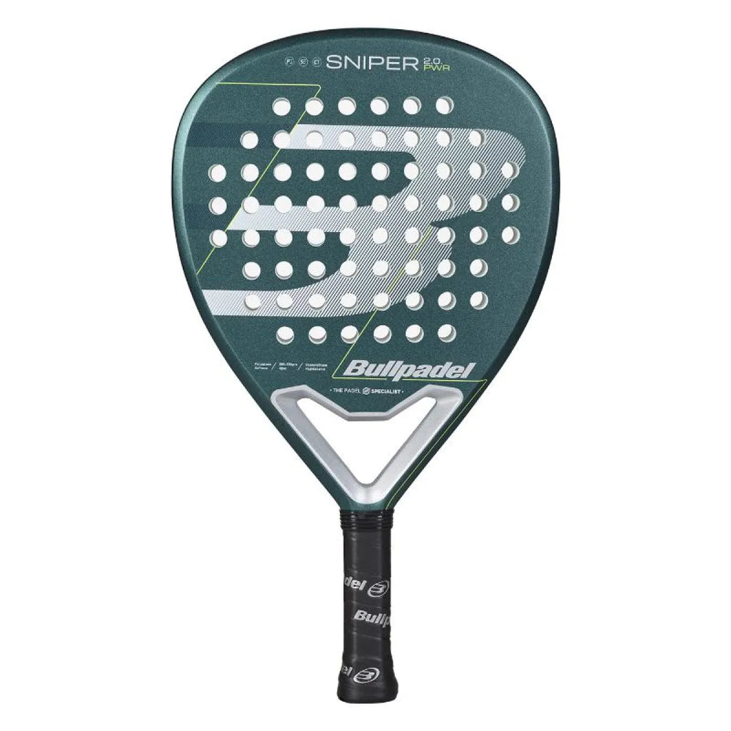 Raquette padel Bullpadel Sniper 2.0 Power bleu Claro 2026 — vue de face