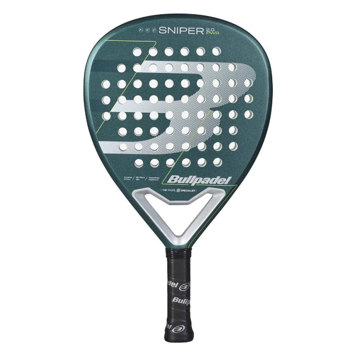 Raquette padel Bullpadel Sniper 2.0 Power bleu Claro 2026 — vue de face