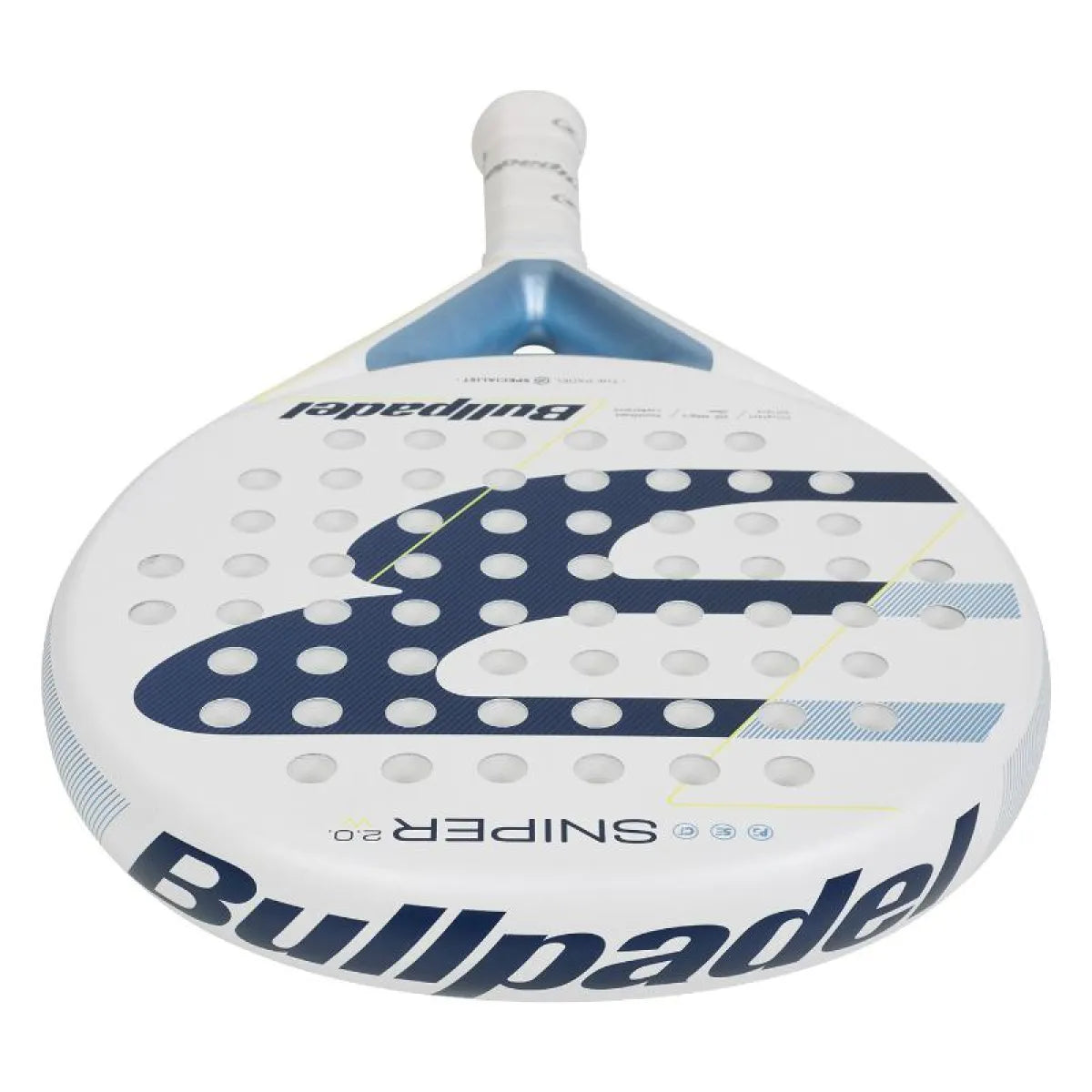 Raquette padel Bullpadel Sniper 2.0 Woman blanc 2026 — vue de profil 2