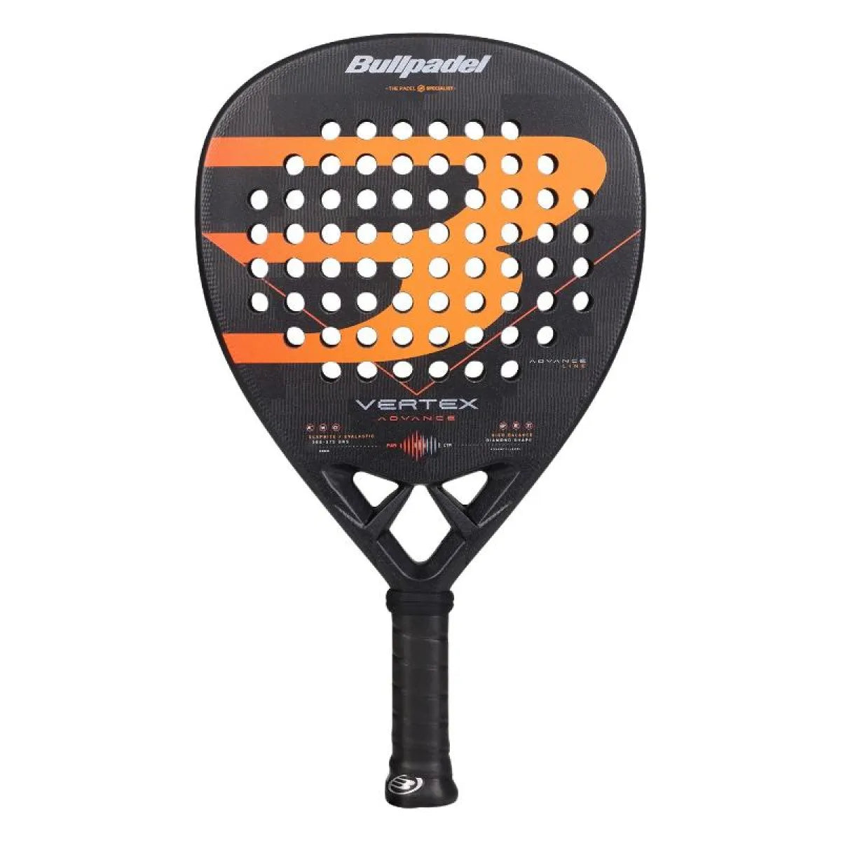 Raquette padel Bullpadel Vertex Advance 2026 — vue de face
