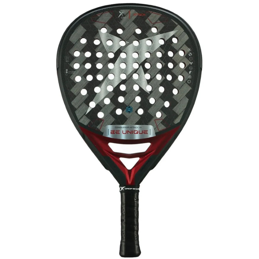 Raquette padel Drop Shot Conqueror Attack 1.0 2025 — vue de face