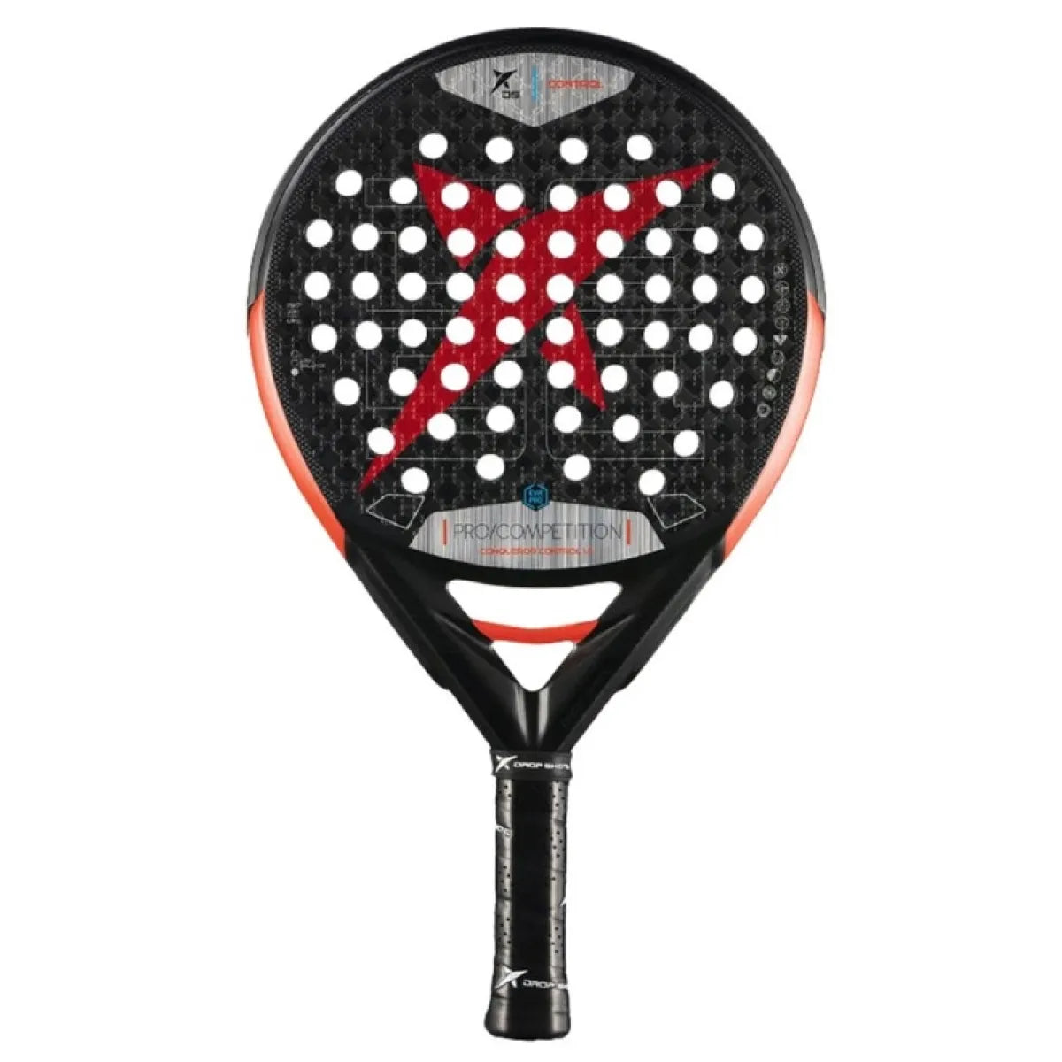 Raquette padel Drop Shot Conqueror Control 1.0 2025 — vue de face