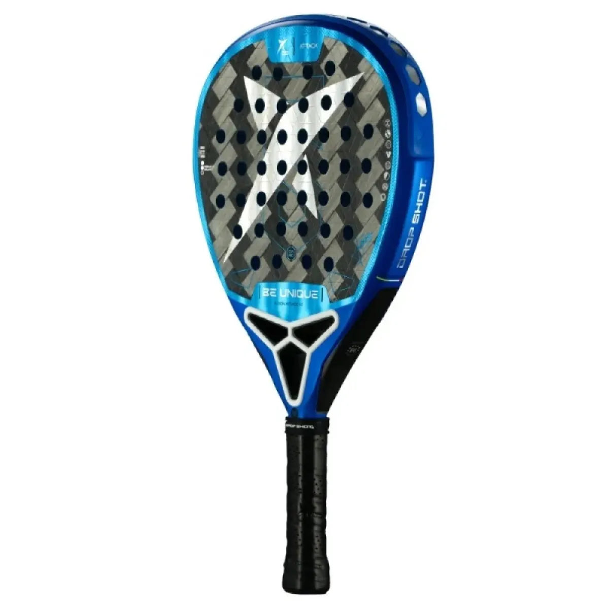 Raquette padel Drop Shot Jon Sanz Axion Attack 1.0 2025 — vue de profil 2