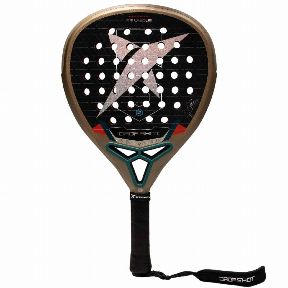 Raquette padel Drop Shot Jon Sanz Axion Attack 2.0 2026 — vue de face