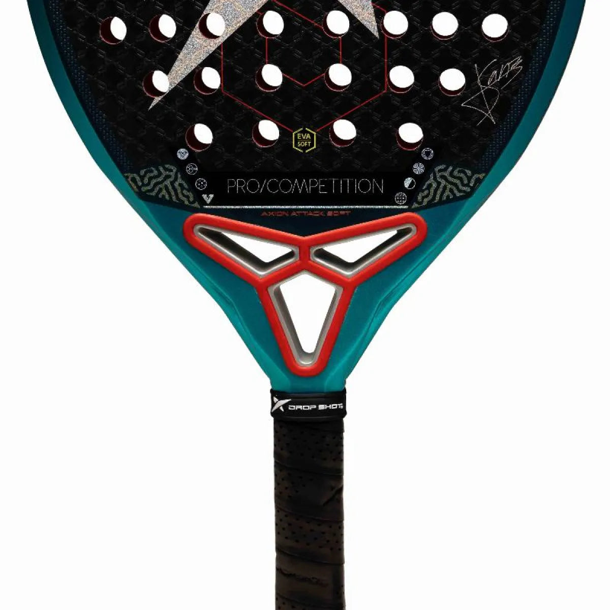 Raquette padel Drop Shot Jon Sanz Axion Attack Soft 2026 — vue de profil 2