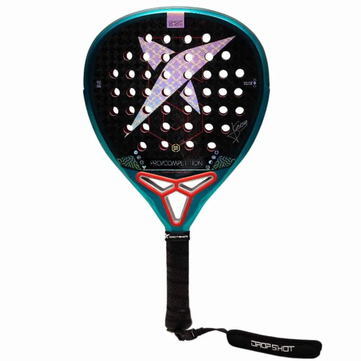 Raquette padel Drop Shot Jon Sanz Axion Attack Soft 2026 — vue de face