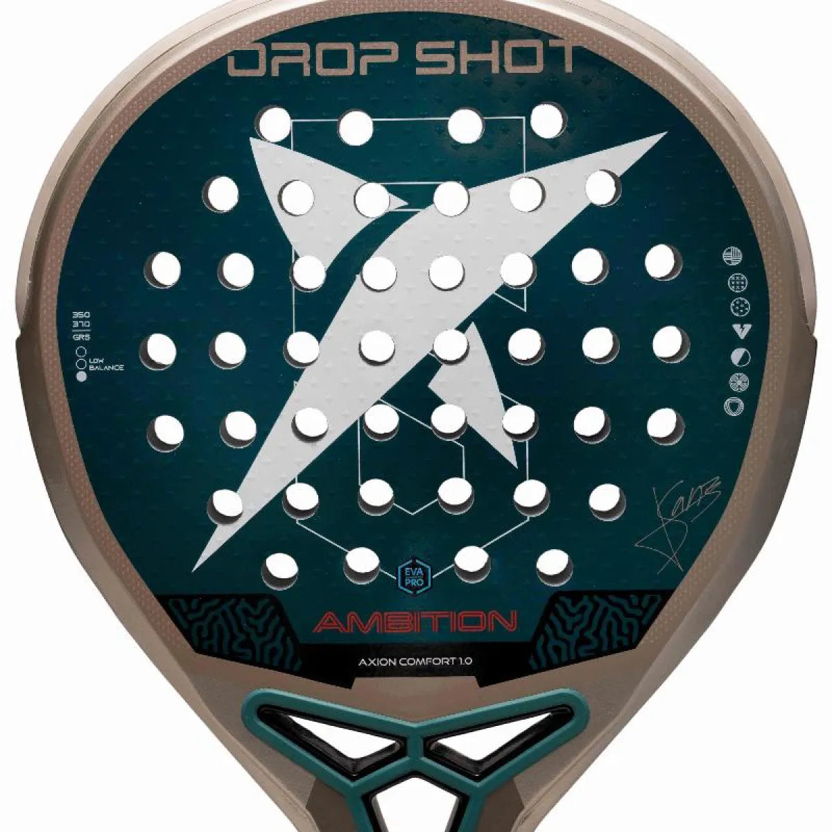 Raquette padel Drop Shot Jon Sanz Axion Comfort 1.0 2026 — vue détail 1