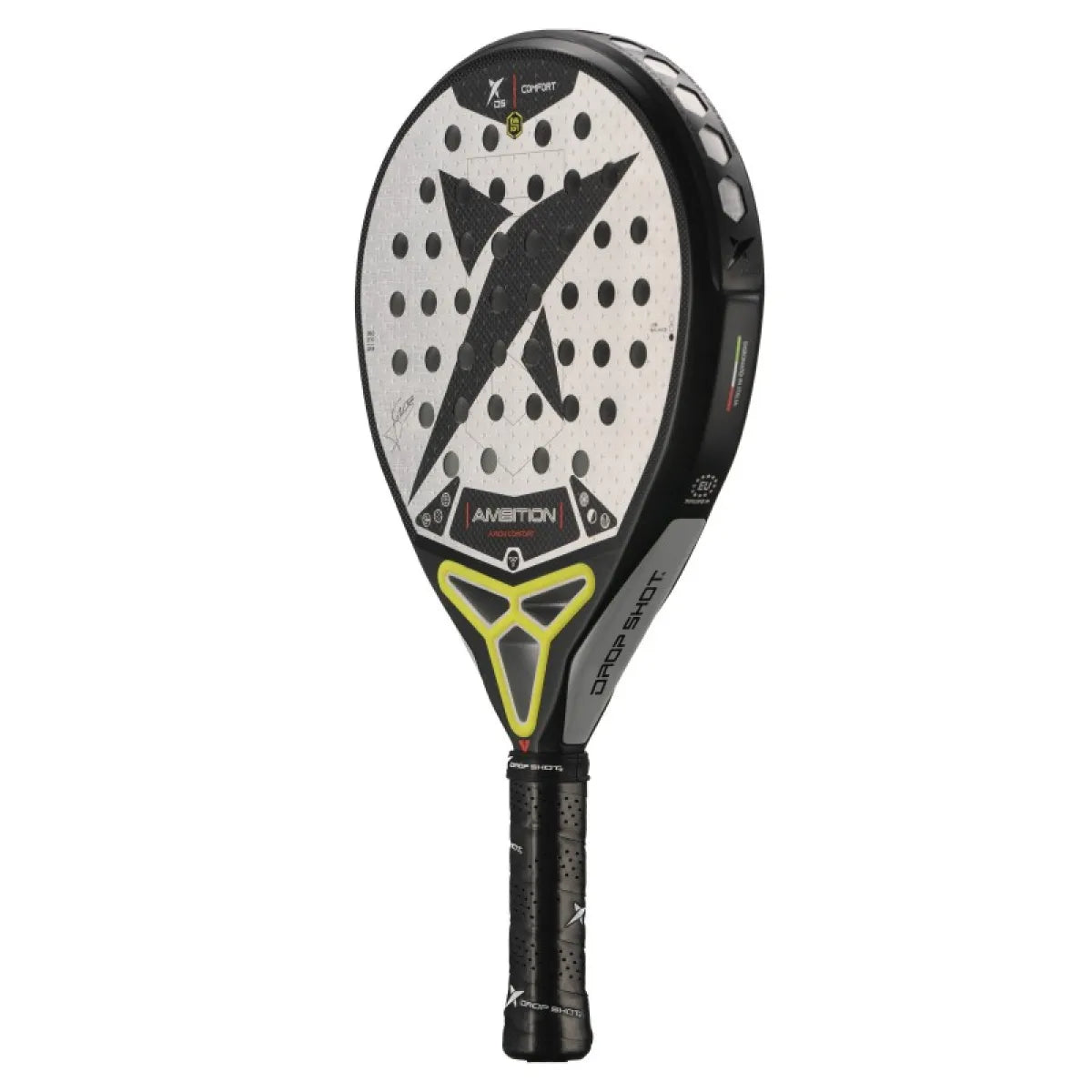 Raquette padel Drop Shot Jon Sanz Axion Comfort 2025 — vue de profil