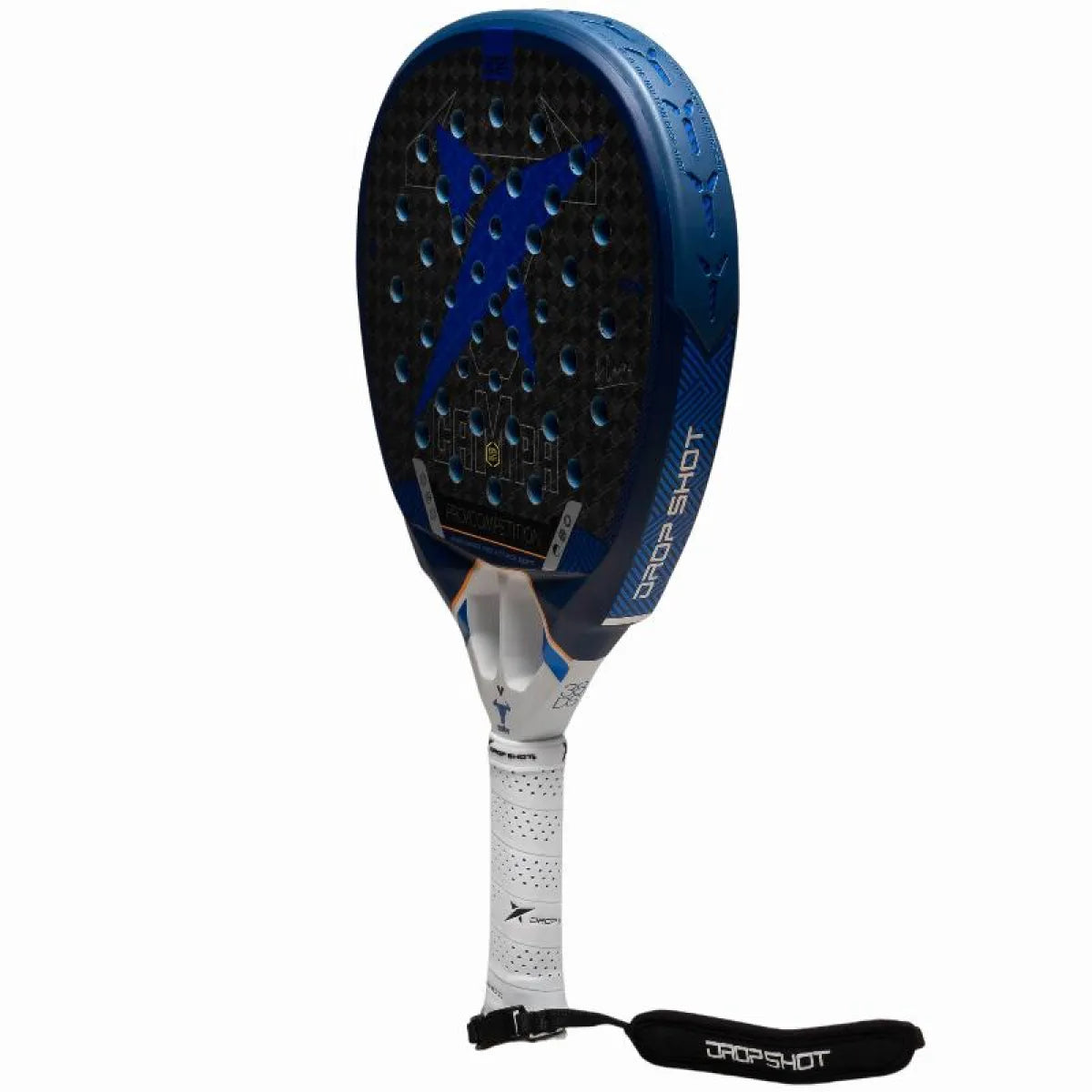 Raquette padel Drop Shot Lucas Campagnolo Explorer Pro Attack Soft 2026 — vue de profil