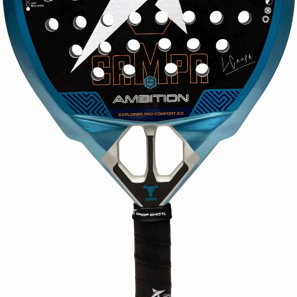 Raquette padel Drop Shot Lucas Campagnolo Explorer Pro Confort 2.0 2026 — vue détail 1