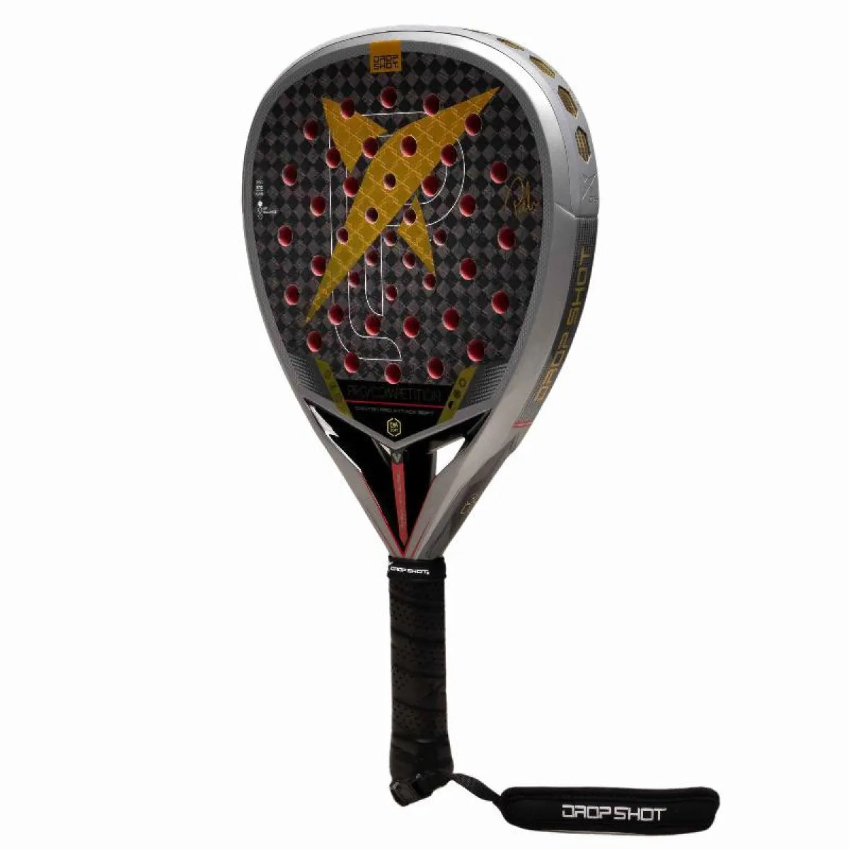 Raquette padel Drop Shot Pablo Lima Canyon Pro Attack Soft 2026 — vue de profil
