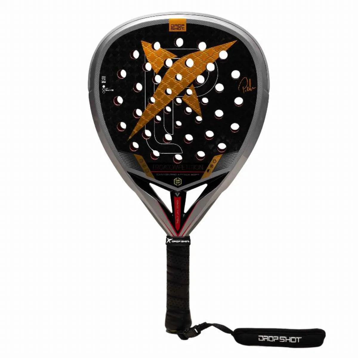 Raquette padel Drop Shot Pablo Lima Canyon Pro Attack Soft 2026 — vue de face