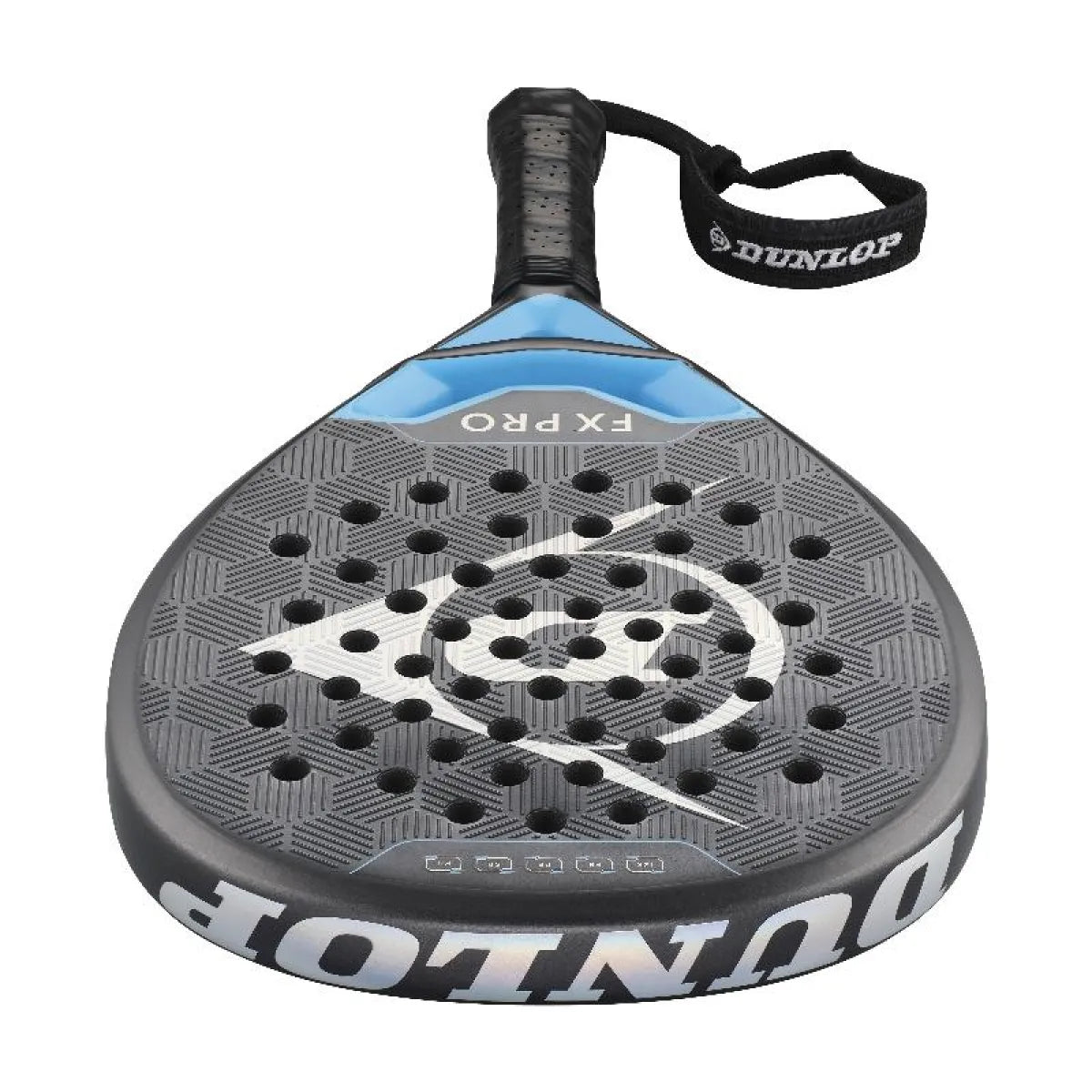 Raquette padel Dunlop FX Pro 2026 — vue en perspective