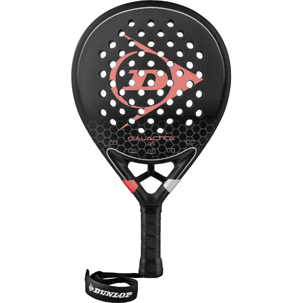 Raquette padel Dunlop Galactica OS 2025 — vue de face