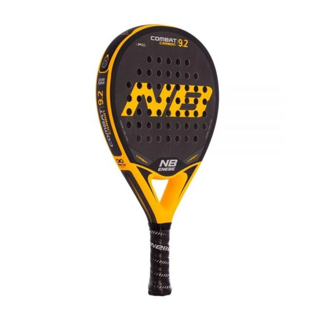 Raquette padel Enebe Combat Carbon 9.2 orange — vue de profil