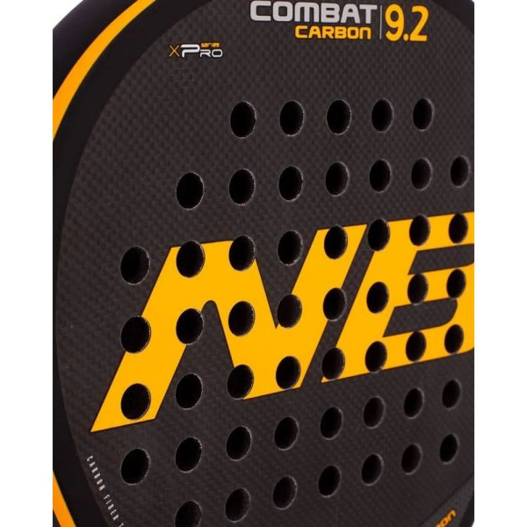 Raquette padel Enebe Combat Carbon 9.2 orange — vue en perspective