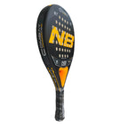 Raquette padel Enebe Combat orange — vue de profil