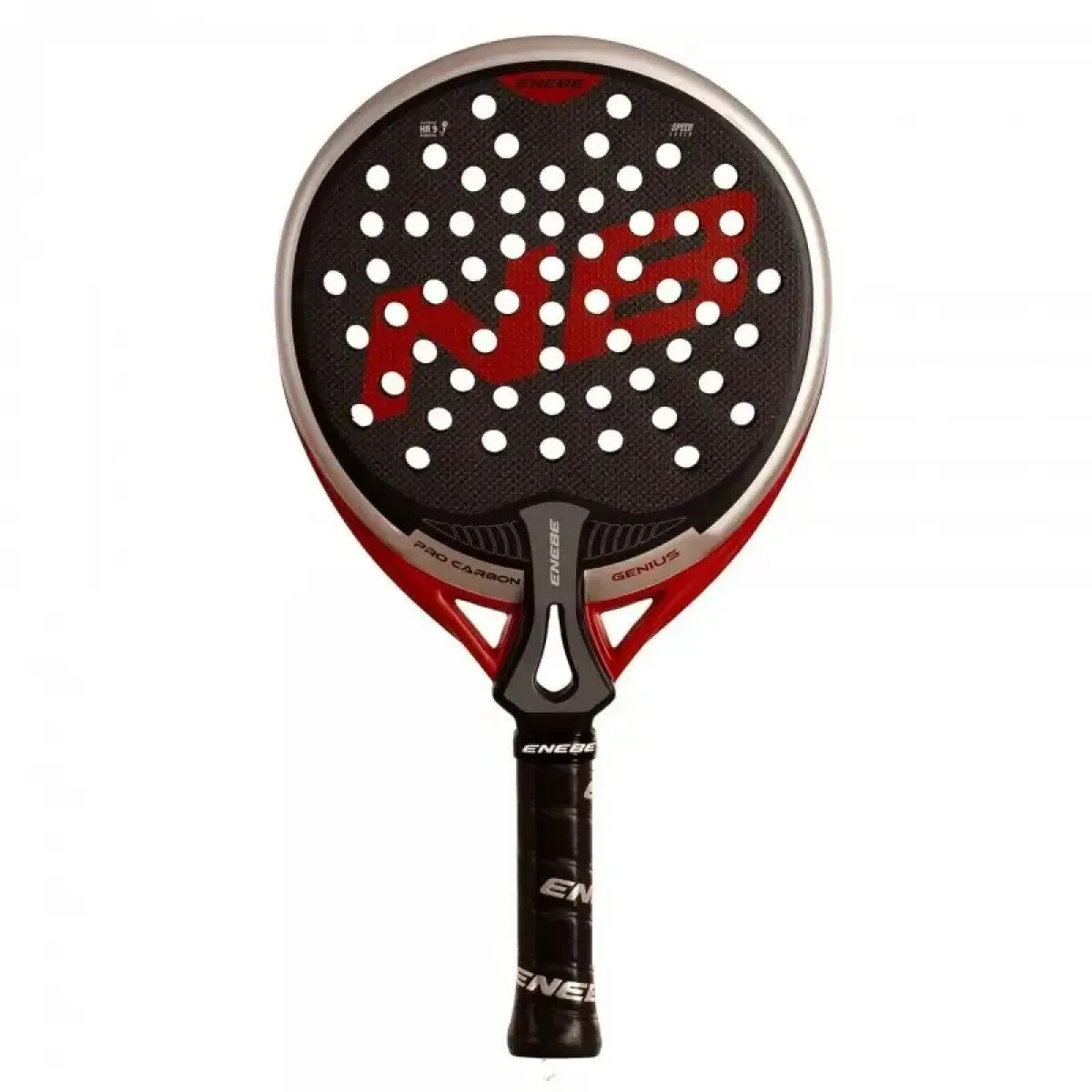 Raquette padel Enebe Genius rouge 2026 — vue de face