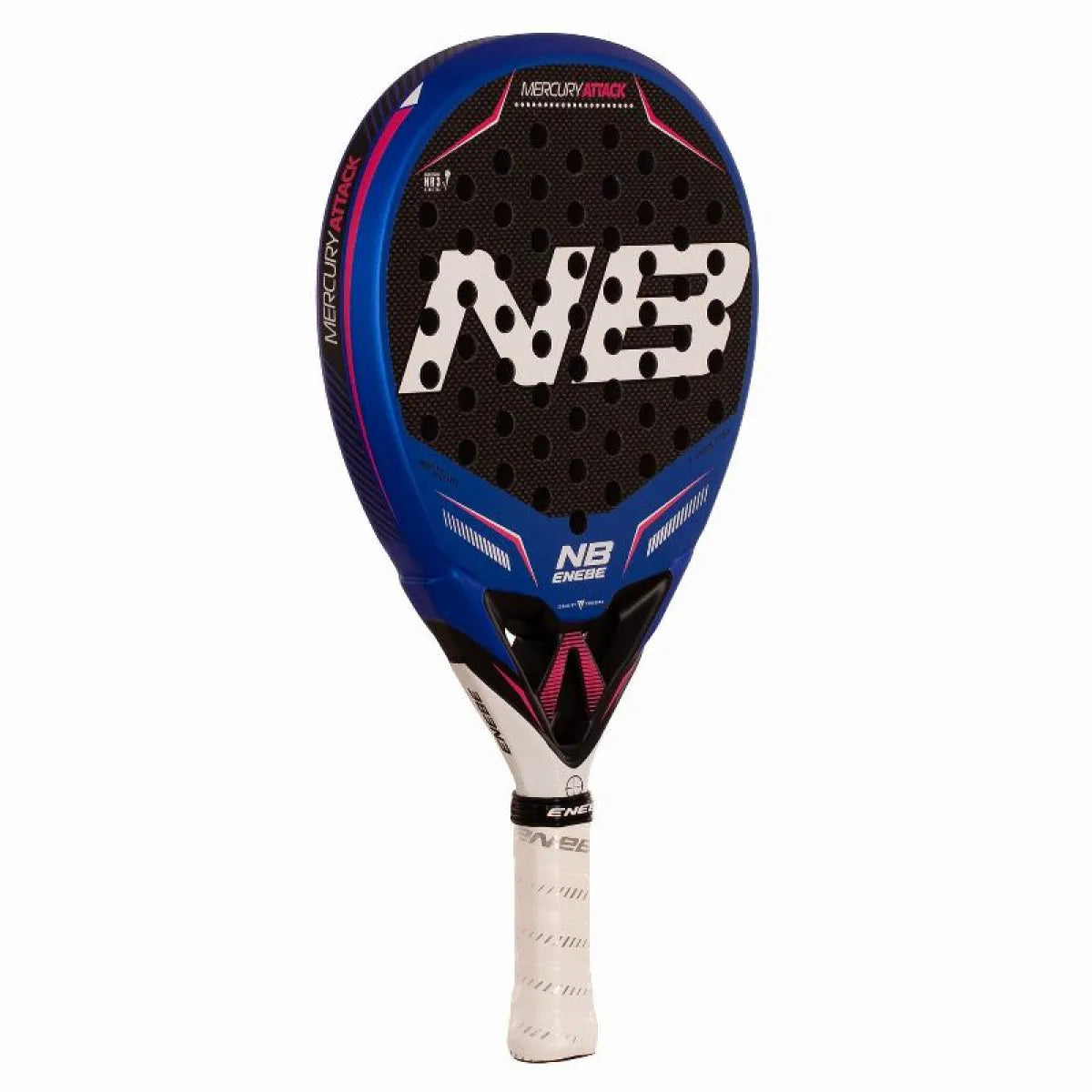 Raquette padel Enebe Mercury Attack bleu 2027 — vue de profil