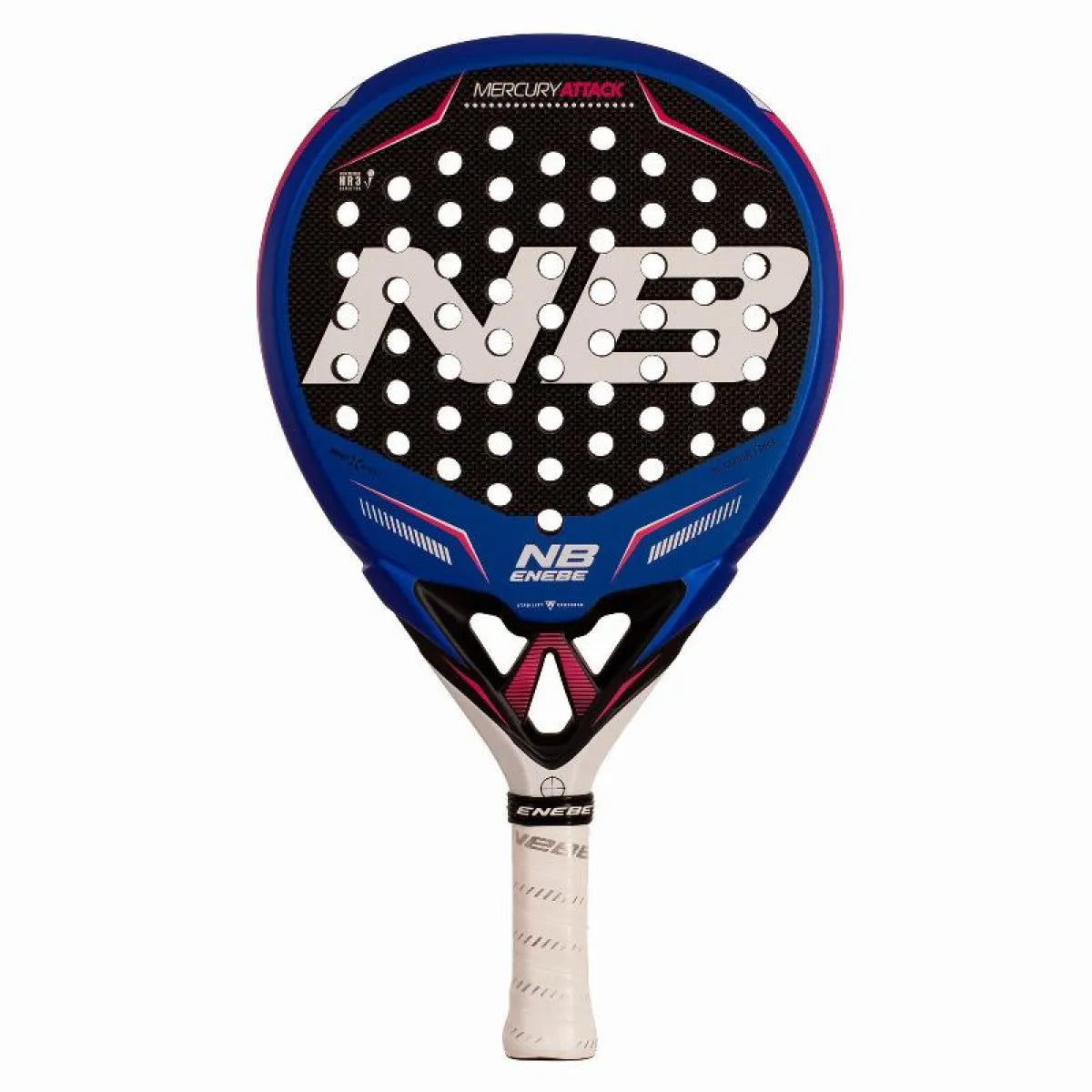Raquette padel Enebe Mercury Attack bleu 2027 — vue de profil 2