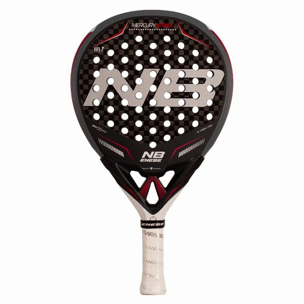 Raquette padel Enebe Mercury Attack gris 2027 — vue de profil 2