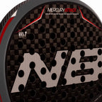 Raquette padel Enebe Mercury Attack gris 2027 — vue en perspective