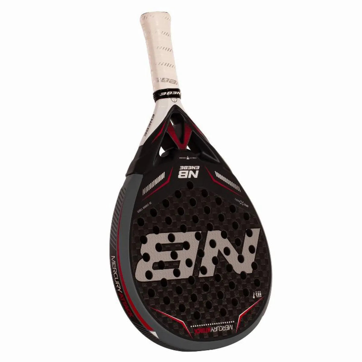 Raquette padel Enebe Mercury Attack gris 2027 — vue de dos