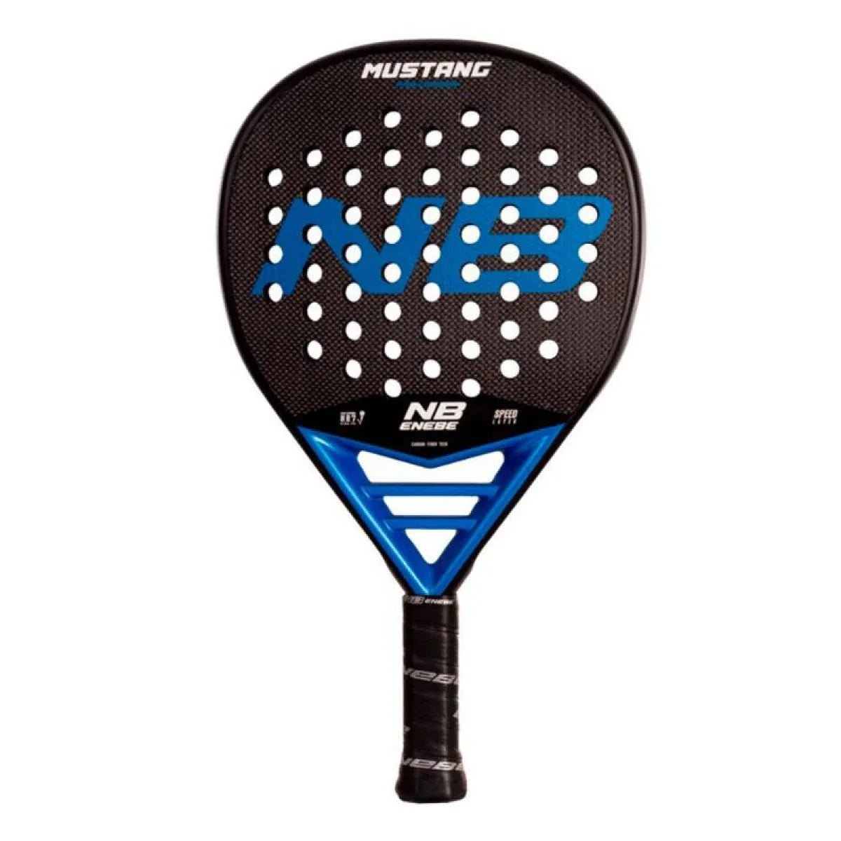 Raquette padel Enebe Mustang bleu 2025 — vue de face