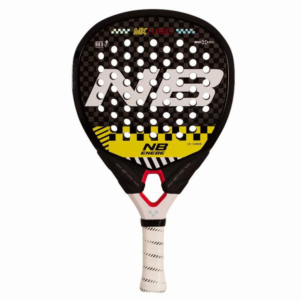 Raquette padel Enebe MX Turbo jaune 2027 — vue de face