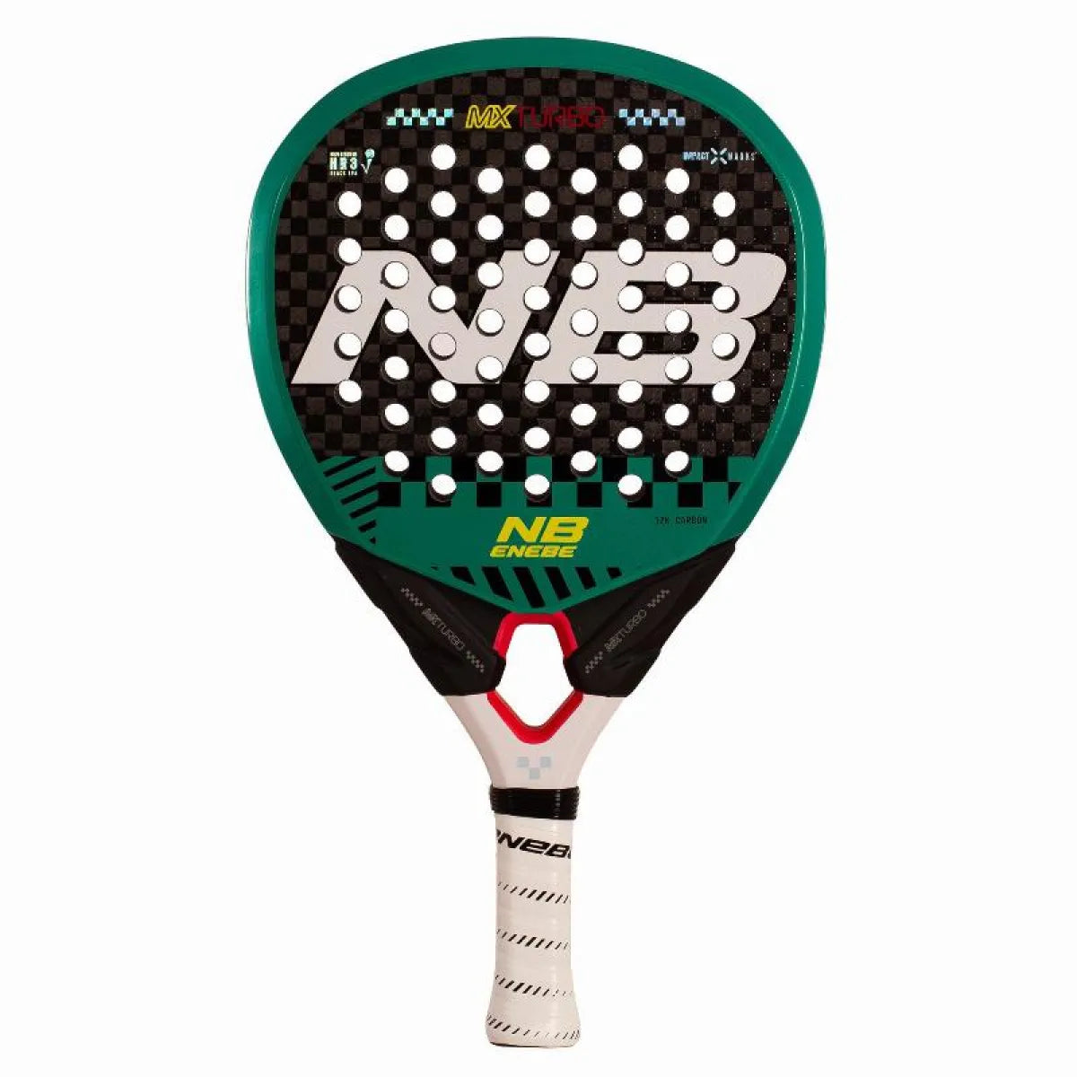 Raquette padel Enebe MX Turbo vert 2027 — vue de face