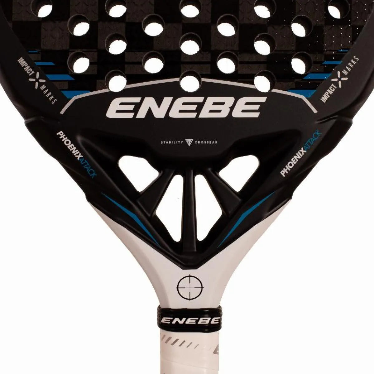 Raquette padel Enebe Phoenix Attack bleu 2027 — vue détail 2