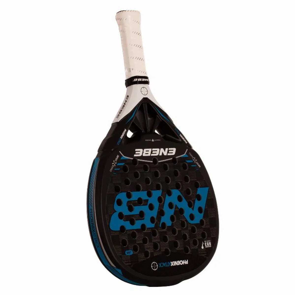 Raquette padel Enebe Phoenix Attack bleu 2027 — vue de dos
