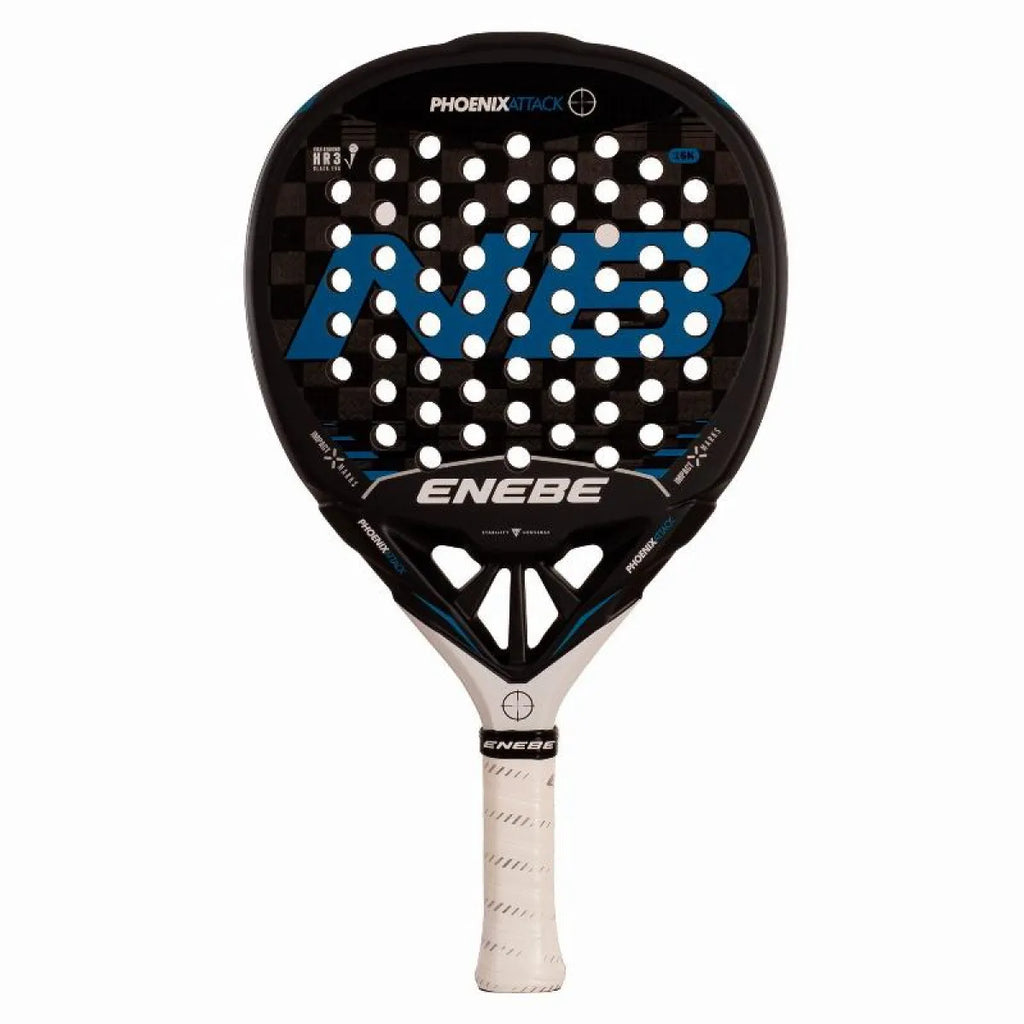 Raquette padel Enebe Phoenix Attack bleu 2027 — vue de face