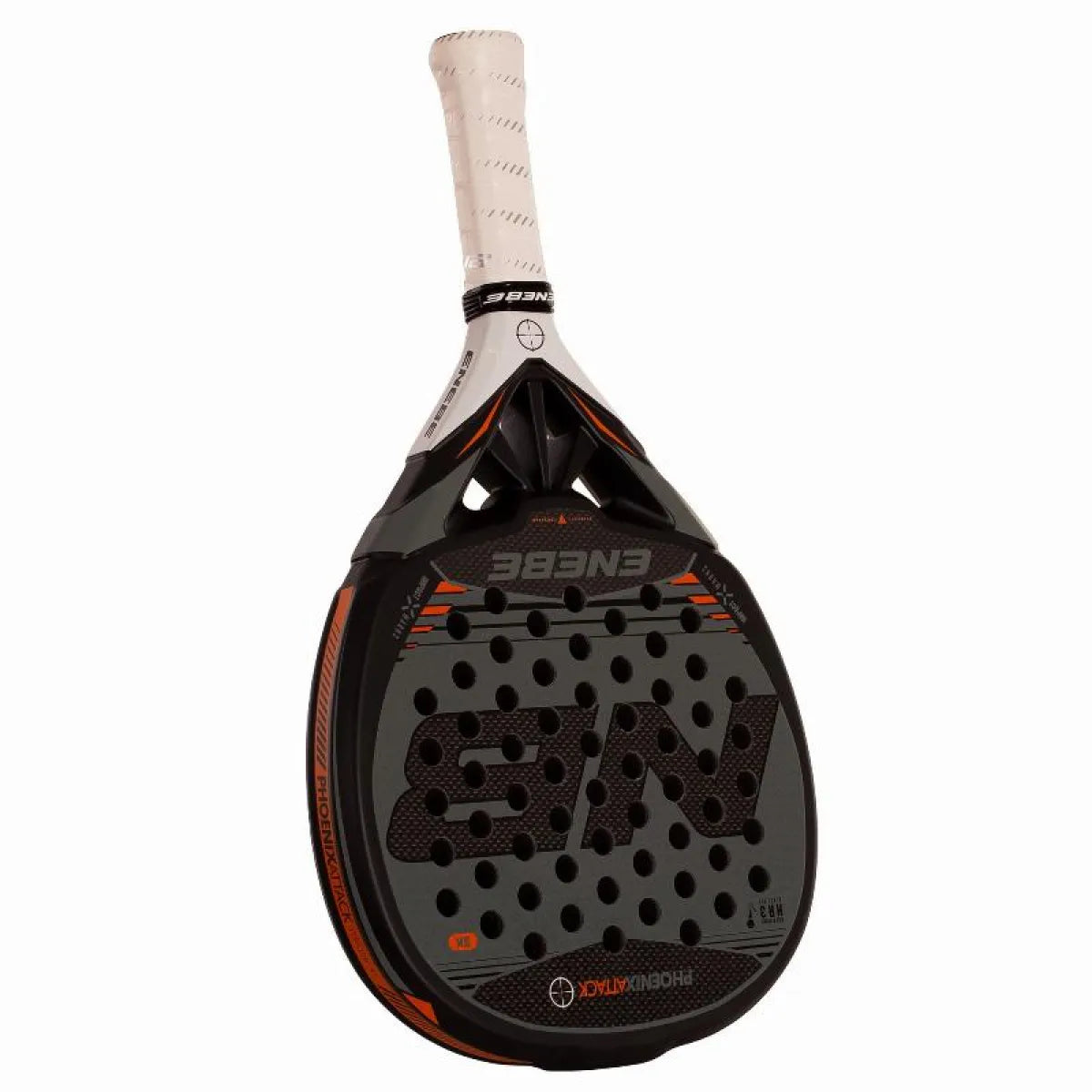 Raquette padel Enebe Phoenix Attack gris 2027 — vue de dos