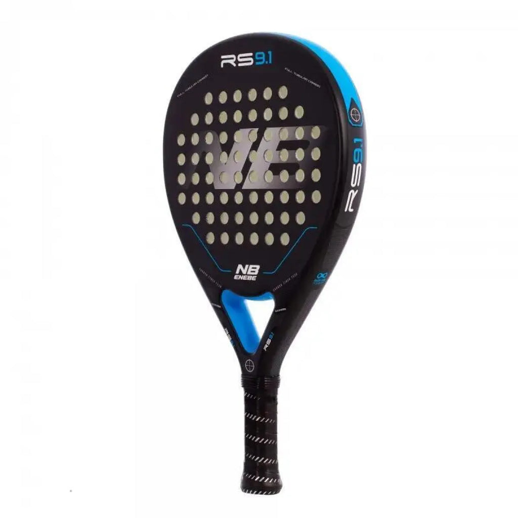 Raquette padel Enebe RS 9.1 bleu — vue de profil