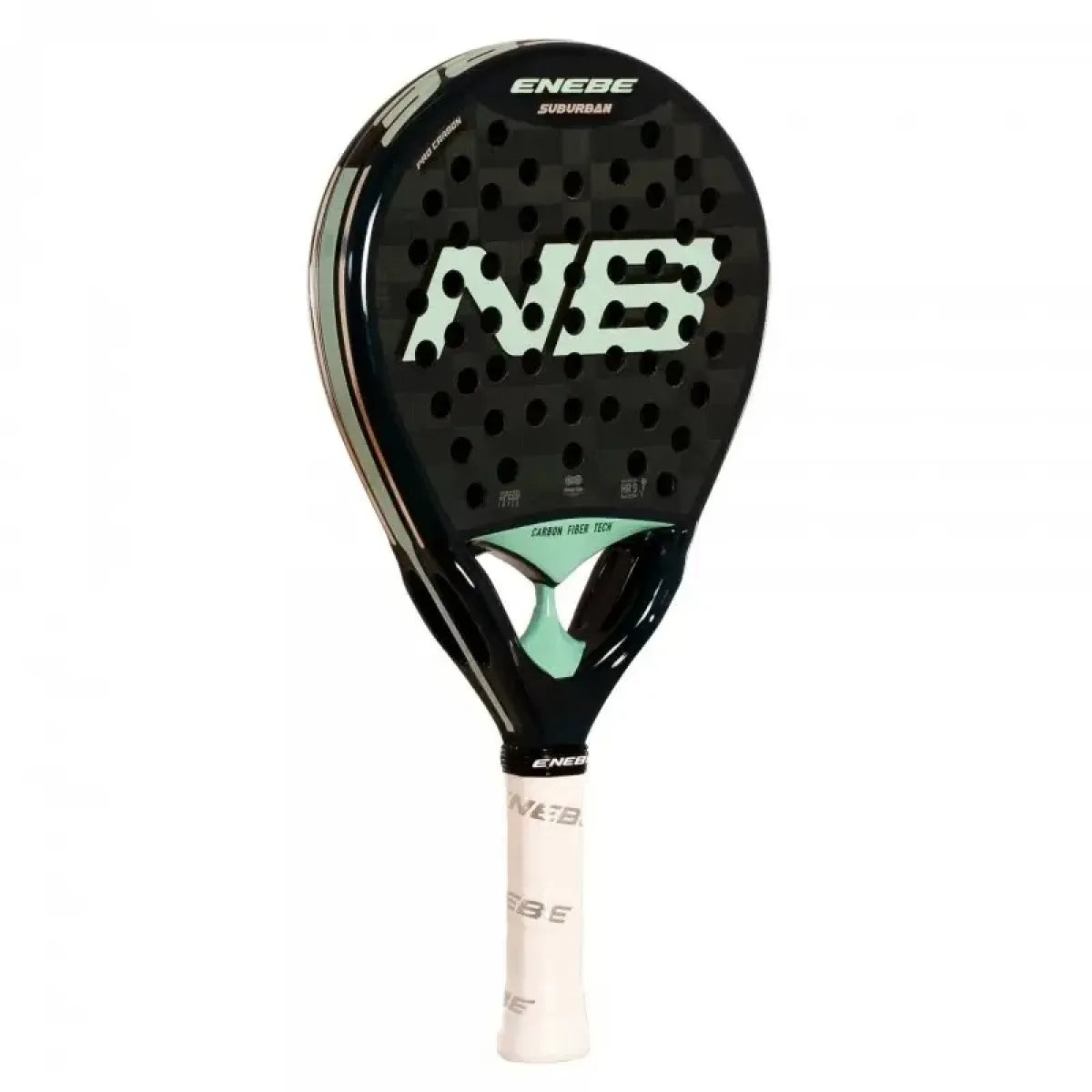 Raquette padel Enebe Suburban 12K vert 2026 — vue de profil